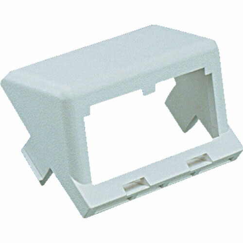 PANDUIT ( パンドウイット ) 1/2サイズ2ポート用傾斜型アダプタ枠 オフホワイト(10個入) ( CHS2IW-X ) 【5袋セット】