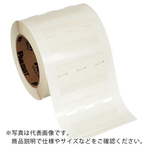【SALE価格】PANDUIT ( パンドウイット ) 熱転写プリンタ用回転ラベル 白 印字部25.4×25.4 1000枚 ( R100X400V1T ) 【2巻セット】