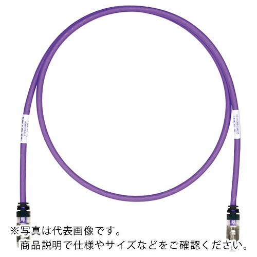 PANDUIT ( パンドウイット ) CAT6A/CAT6 遮蔽物パッチコード 40m 紫 ( STP6X40MVL ) 【10本書き割り】