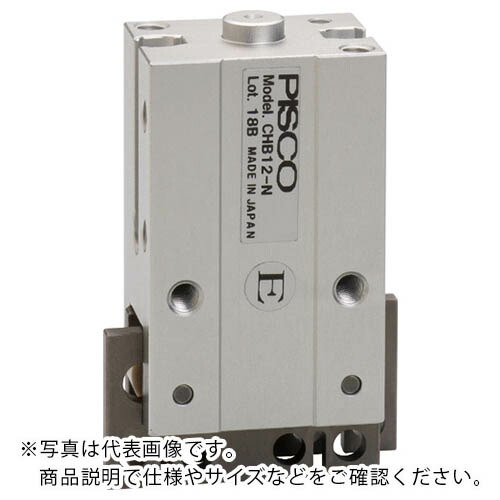 PISCO ( 日本ピスコ ) 大気圏ファスナー 平行ファスナーマルチ印字機 上半身厚16.4粍 複動式 ( CHB12-D ) 【製造会社取寄】