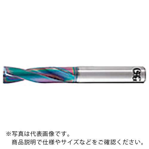OSG ( オーエスジー ) 油穴付き超硬フラットドリル ADFO-3D 刃径7.9mm 溝長34mm シャンク径8mm 3334364 ( ADFO-3D 7.9 (3334364) )