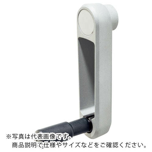 HALDER ( ロームヘルド・ハルダー ) 機械類用手持ち部分 スターター手持ち部分 手持ち部分折りたたみ可 しろがね色 打っ付け穴(粍):Φ12 ( 24331.0410 )