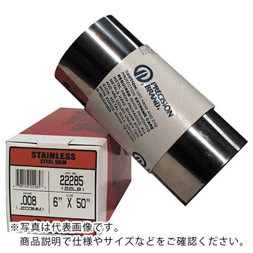 【SALE必要経費】プレシジョン ( プレシジョンブランド ) ステンレス鋼・渦巻形巻シムSUS316 板厚0.25粍 ( PB0.25LS22625 )