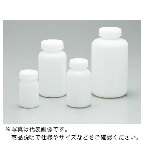 サンプラ ( サンプラテック ) バイオプラ PE広口ボトル 500ml(100個入) ( 30806C ) (株)サンプラテック 【メーカー取寄】