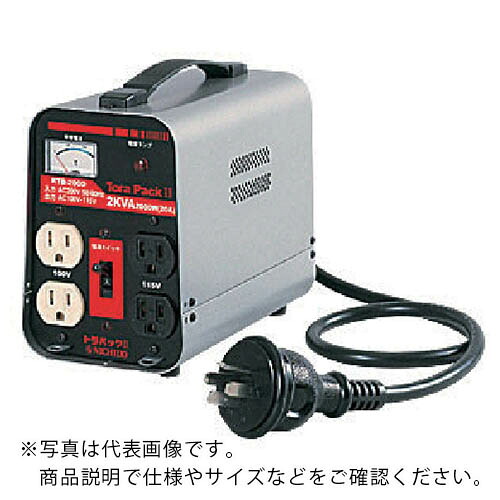 【SALE価格】NICHIDO 変圧器 降圧専用トラパック リングトランス 2KVA ( RTB-200D-100V ) 53,687円