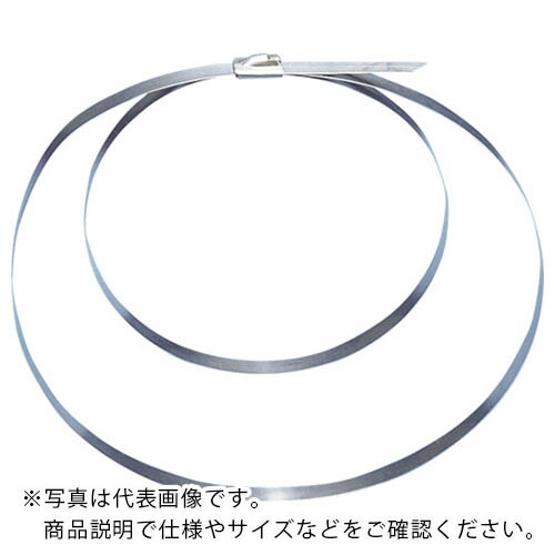 PANDUIT ( パンドウイット ) MLT印字機 自動小銃鍵を掛ける式ステンレススチールバンド ダブル鍵を掛けるタイ王国 SUS304 幅15.9粍 長さ749粍 ( MLT4DSH-Q ) 【4袋仕掛ける】