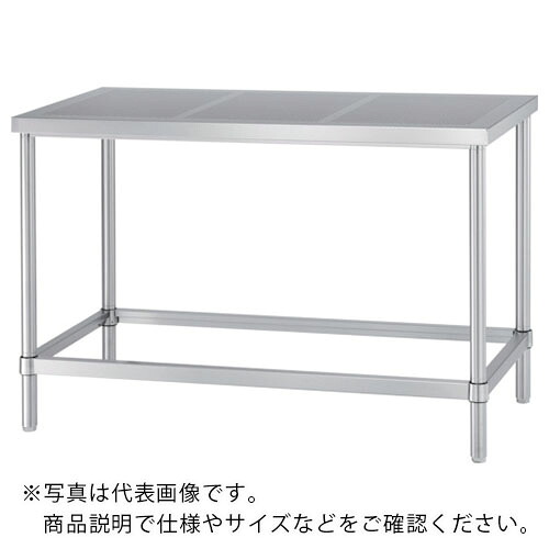 シンコー ステンレスパンチング御勤め台(四方枠印字機・SUS304) 1500×750×800 ( PWZN-15075 ) 【製造会社取寄】