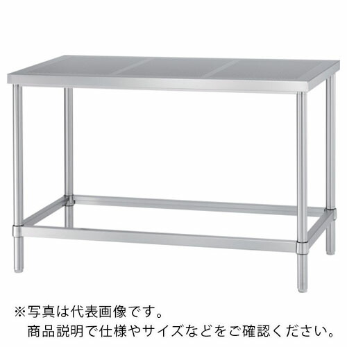 シンコー ステンレスパンチング作業台(四方枠タイプ・SUS304) 900×750×800 ( PWZN-9075 ) シンコー(株) 【メーカー取寄】