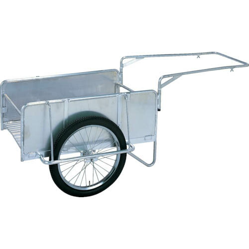 昭和 ( 昭和ブリッジ販売 ) アルミ折畳みリヤカー 積載面(長さ×幅)900×600 チューブタイヤ ( S8-A1S ) 昭和ブリッジ販売(株) 【メーカー取寄】