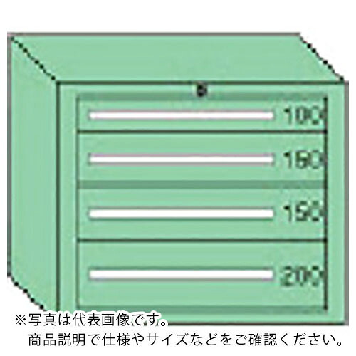 OS ( 大阪製罐 ) デラックス重量キャビネット 間口811×奥行557×高さ681mm(若草色) ( DX604 ) 大阪製罐(株) 【メーカー取寄】