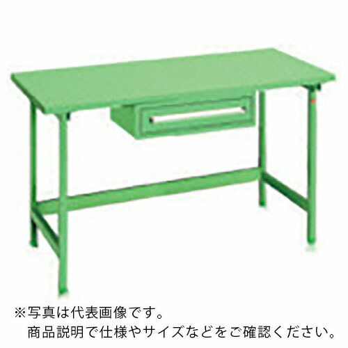os ( 大阪製罐 ) 中量やり方台 スチール写真天板 間口1200×奥ふかさ750×高さ750粍 抽き出し付き添い人 ( NBS1271 ) 【製造業者取寄】