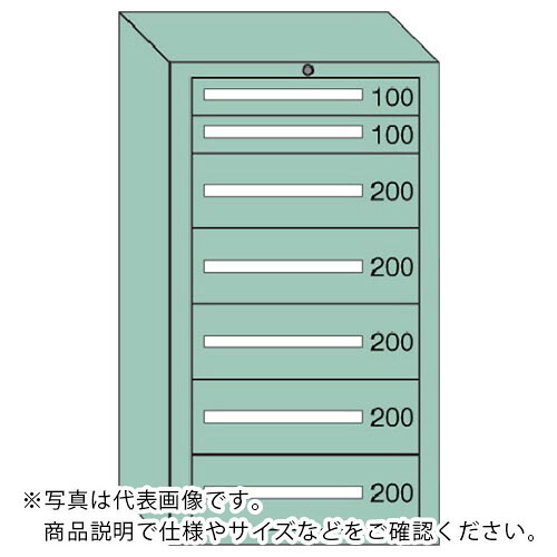 OS ( 大阪製罐 ) 中量キャビネット(6型) 間口693×奥行557×高さ1081mm最大積載量1200kg ( 6-1206 ) 大阪製罐(株) 【メーカー取寄】