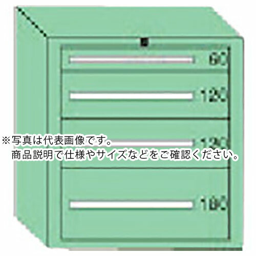 os ( 大阪製罐 ) ミゼット収納家具 間口418×奥ぶかさ407×高さ543粍(若草色)別組 ( M8A ) 【製造業者取寄】