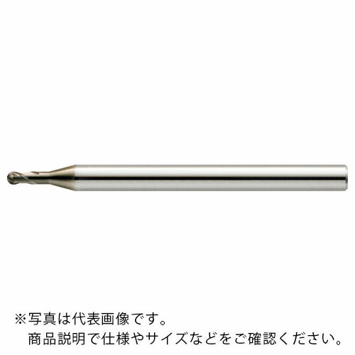ユニオンツール HMGコート2枚刃高硬度材加工用ロングネックボールR0.05×有効長0.5×刃長0.08×首径0.095×全長45 ( HGLB2001-005 (212-1096) ) ユニオンツール(株)