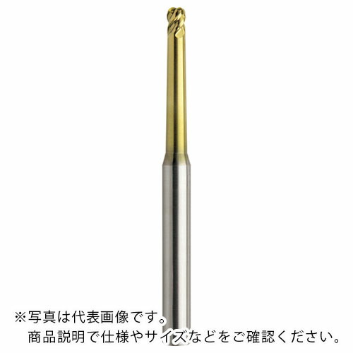 ユニオンツール 4枚刃テーパネックラジアスエンドミル 外径3×コーナー半径R0.8×首部テーパ角1.4°×刃長3×首下長30 ( HTNRS4030-083028 (250-4332) ) ユニオンツール(株)