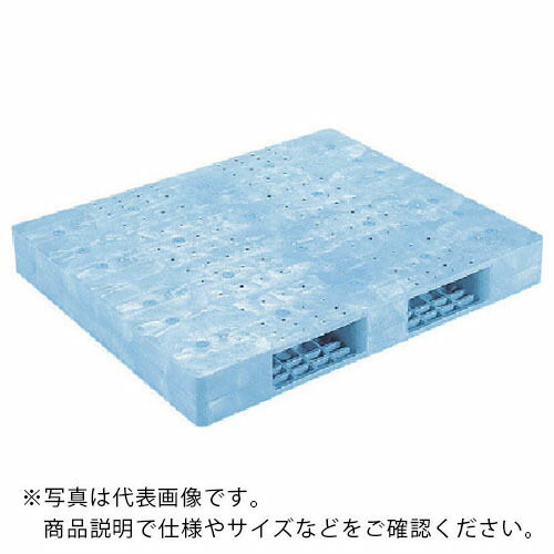 サンコー ( 三甲 ) プラスチックパレット 812004 R-1012F 青 ( R-1012F B ) 三甲(株) 【メーカー取寄】
