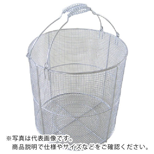 水本 ( 水本機械類製造所 ) ステンレス鋼 洗い濯ぎカゴ(丸型) ( WBM-4030 ) (株)水本機械類製造所 【製造業者取寄】 花・ガーデン・DIY-その他-DIY・工具