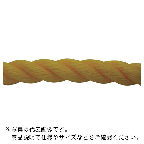 ユタカメイク ロープ PEロープ巻物 12φ×200m イエロー ( PE-60 ) (株)ユタカメイク 【メーカー取寄】