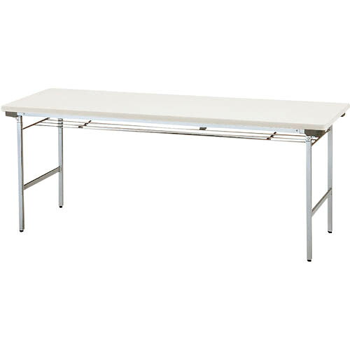 TOKIO ( 藤沢工業 ) 折りたたみテーブル 棚付 1500×450mm ニューグレー ネオグレー ( TF-1545 NG ) 【メーカー取寄】