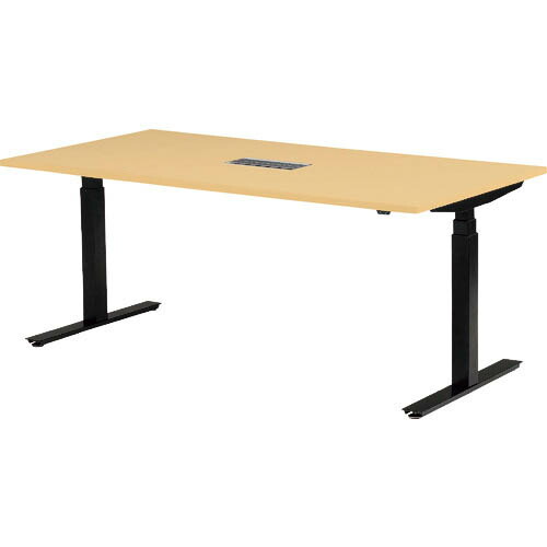 TOKIO ( 藤沢工業 ) 電動昇降式ワークデスク 間口1800×奥行900×高さ700~1250mm ナチュラル ( FWD-B1890-NR ) 藤沢工業(株) 【メーカー取寄】