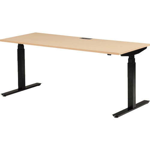 TOKIO ( 藤沢工業 ) 電動昇降式ワークデスク 間口1800×奥行700×高さ700~1250mm ナチュラル ( FWD-B187-NR ) 藤沢工業(株) 【メーカー取寄】 100,054円