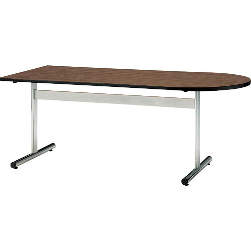TOKIO ( 藤沢工業 ) ミーティングテーブル 半楕円型 1500X750 ローズ ( TT-1575US RO ) 藤沢工業(株) 【メーカー取寄】