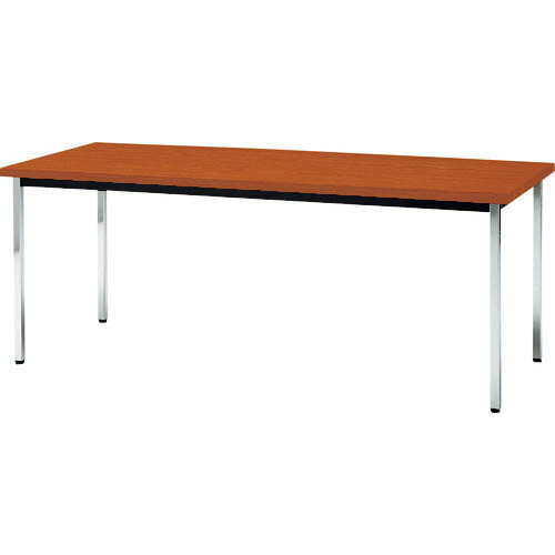 TOKIO ( 藤沢工業 ) ミーティングテーブル 角脚 1800×600mm チーク チーク ( TD-1860K T ) 藤沢工業(株) 【メーカー取寄】