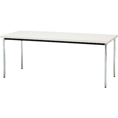 TOKIO ( 藤沢工業 ) ミーティングテーブル 丸脚 1500X750mm ホワイト ( TD-1575M WH ) 藤沢工業(株) 【メーカー取寄】