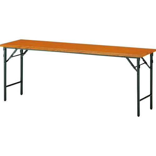 TOKIO ( 藤沢工業 ) 折りたたみテーブル 1500×750mm チーク チーク ( TWS-1575TN T ) 藤沢工業(株) 【メーカー取寄】