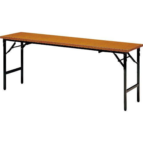 TOKIO ( 藤沢工業 ) 座卓兼用折りたたみテーブル 1800×600mm チーク ( TKAS-1860 T ) 【メーカー取寄】