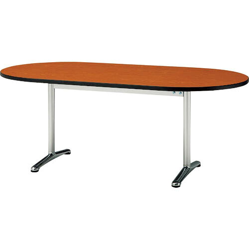 【SALE必要経費】TOKIO ( 藤沢製作 ) 会議時刻表 楕円面型 1800X750 チーク ( ATT-1875RS T ) 藤沢製作(株)