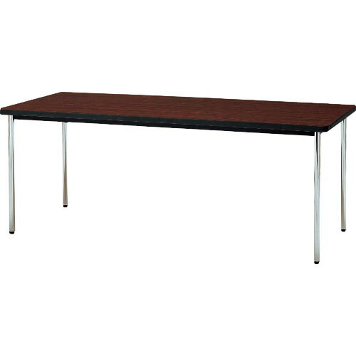 TOKIO ( 藤沢工業 ) ミーティングテーブル 丸脚 1800×600mm ローズ ローズ ( TDS-1860M RO ) 藤沢工業(株) 【メーカー取寄】