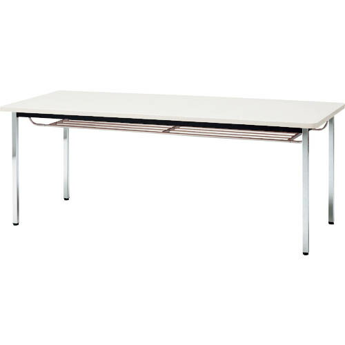 【SALE必要経費】TOKIO ( 藤沢製作 ) 会議時刻表 角脚棚付 1500mmX750粍 白いこと ( TDS-1575TK WH ) 藤沢製作(株)