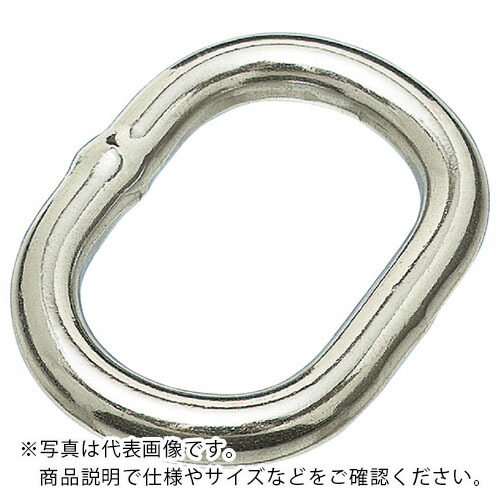【SALE必要経費】水本 ( 水本機械類製造所 ) 輪っか ステンレス鋼 楕円面繋がり 線径22粍 内長110粍 ( A-1891 ) (株)水本機械類製造所