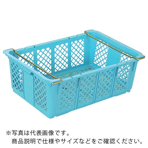 サンコー ( 三甲 ) ネスティング入れもの 109100 サンテナーA#100(手持ち部分付)ともし火青色 ( SK-A100-H-BLL ) 【製造業者取寄】