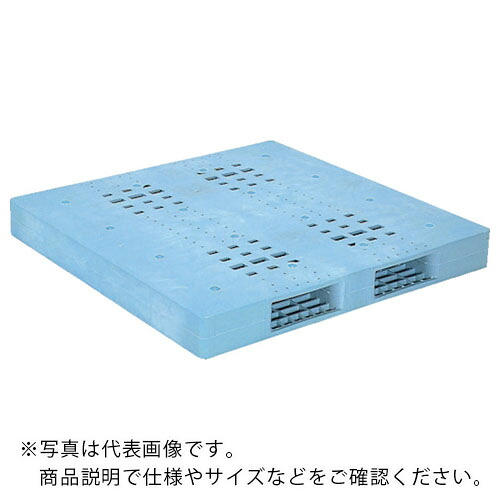 サンコー ( 三甲 ) プラスチックパレット 816900 R-1313F青 ( SK-R-1313F-BL ) 三甲(株) 【メーカー取寄】