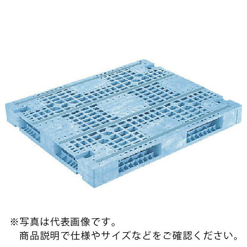サンコー ( 三甲 ) プラスチックパレット 812077 R4-1012F-4 青 ( R4-1012F4 B ) 三甲(株) 【メーカー取寄】
