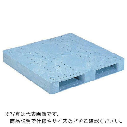 サンコー ( 三甲 ) プラスチックパレット 810013 D2-1010F 青 ( D2-1010F B ) 三甲(株) 【メーカー取寄】