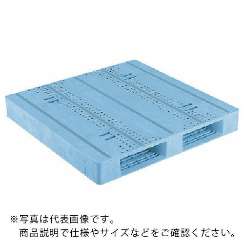 サンコー ( 三甲 ) プラスチックパレット 812139 D2-1111F-3 青 ( D2-1111F3 B ) 三甲(株) 【メーカー取寄】