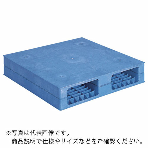 サンコー ( 三甲 ) プラスチックパレット 804005 R-606F ブルー ( SK-R-606F-BL ) 三甲(株) 【メーカー取寄】