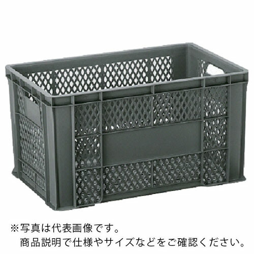 天昇 ( 三甲 ) スタッキングコンテナー 672030 サンテナーTF-130 薄墨色 ( TF-130 GY ) 【製造業者取寄】