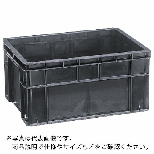 【SALE必要経費】天昇 ( 三甲 ) 導電性入れもの 674005 テンバコED-64 ( ED-64 BK(ﾌﾞﾗｯｸ) ) 三甲(株)