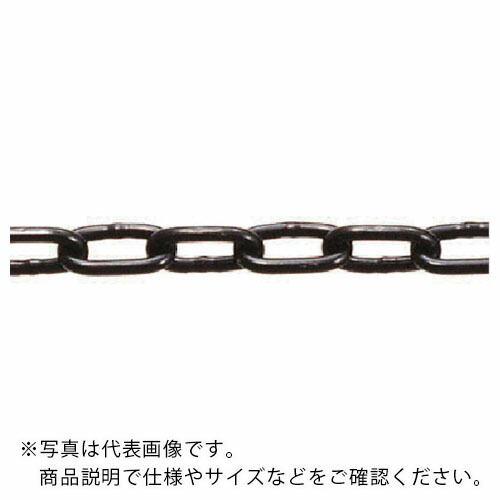 水本 ( 水本機械製作所 ) ステンレス 高級ミニチェーン ブラック15m 線径2mm ( 2AB ) (株)水本機械製作所 【メーカー取寄】
