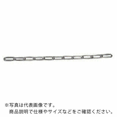 水本 ( 水本機械類製造所 ) ステンレス鋼チェーン店 30m 当て嵌める線径d7粍 内長P26粍 ( 7-A ) 【製造業者取寄】