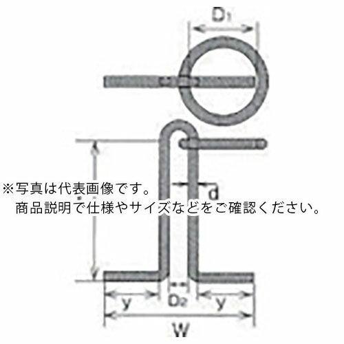 【SALE通貨価値】水本 ( 水本機械類製造所 ) ステンレス鋼 係船環MR型 輪っか口径175粍 ( MR-22 ) (株)水本機械類製造所
