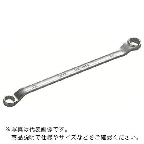 KTC ( 京都機械工具 ) 45°×6°ロングめがねレンチ 対辺寸法27×32mm ( M5-2732-F ) 京都機械工具(株) 【メーカー取寄】