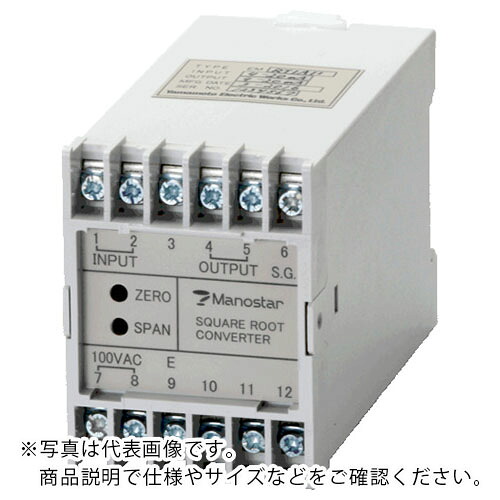 マノスター ( 山本電機製造所 ) 開平割り出す器 EMRT1 1INPUT 絶対値 OUT 4-20mA ( EMRT1A11 ) 【製造会社取寄】