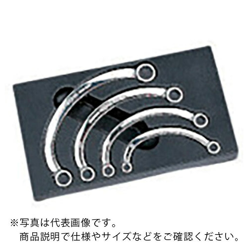【SALE価格】nepros ( 京都機械工具 ) ハーフムーンレンチセット[4本組] ( NTMH204 )