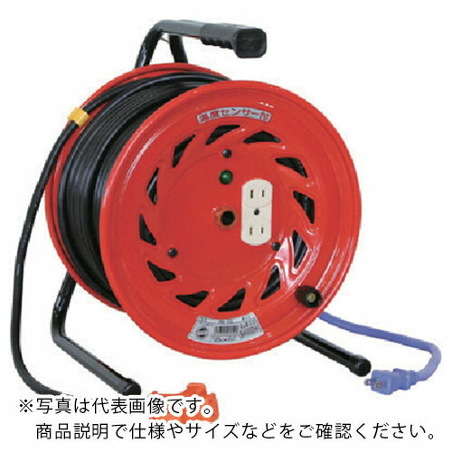 NICHIDO ( 日動産業 ) 電気工膜鳴楽器 びっく木管 地べたなし 50m ( RND-50S (ｺﾝｾﾝﾄ5ｹﾂｷｶﾞﾀ ﾀﾝｿｳ 100V) )