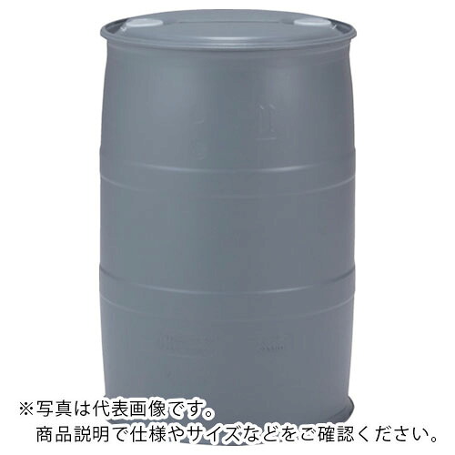 サンコー ( 三甲 ) プラスチックドラムクローズタイプ 852123 PDC200L-3グレー ( SKPDC-200L-3-GL ) 三甲(株) 【メーカー取寄】
